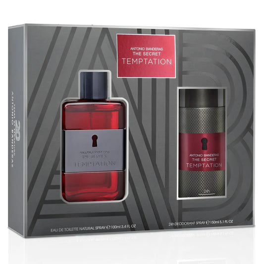 ANTONIO BANDERAS THE SECRET TEMPTATION EDT (M) / 2 PC SP 100 ML; DEO 150 ML