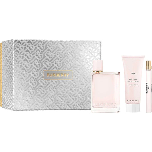 BURBERRY HER EDP (W) / 3 PC SP 100 ML; BL 75 ML; SP 7.5 ML