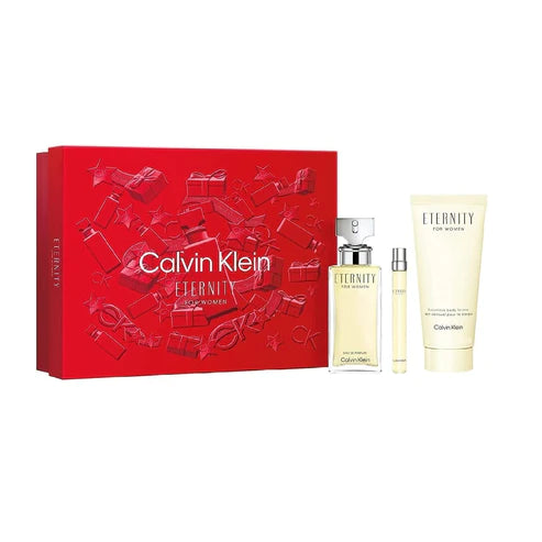 Calvin Klein Eternity EDP (W) / 3 Pc SP 100 ml; BL 100 ml; SP 10 ml