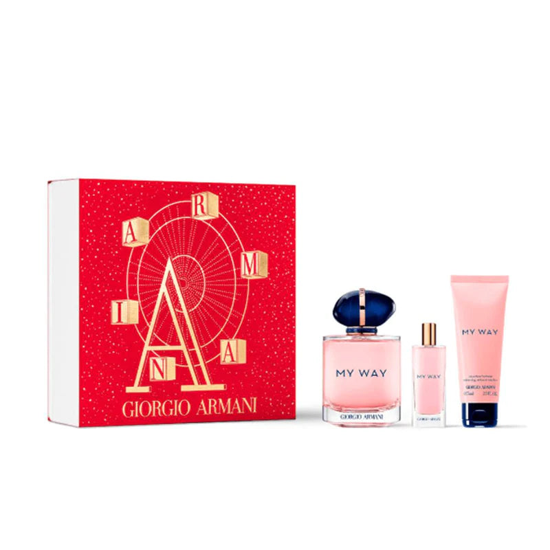 GIORGIO ARMANI MY WAY EDP (W) / 3 PC SP 90 ML; BL 75 ML; SP 15 ML