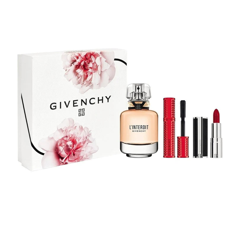 GIVENCHY L'INTERDIT EDP (W) / 3 PC SP 50 ML; MASCARA; LIPSTICK