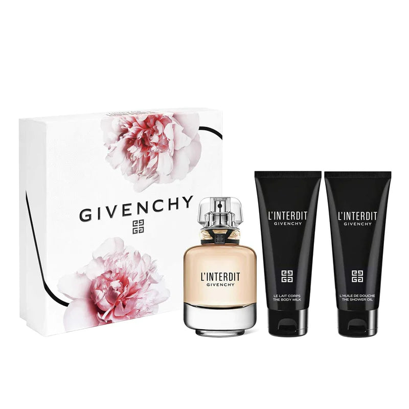 GIVENCHY L'INTERDIT EDP (W) / 3 PC SP 80 ML; BL 75 ML; SG 75 ML