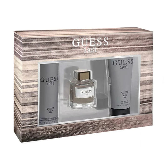 GUESS 1981 EDT (M) / 3 PC SP 100 ML; SG 200 ML; BS 180 ML