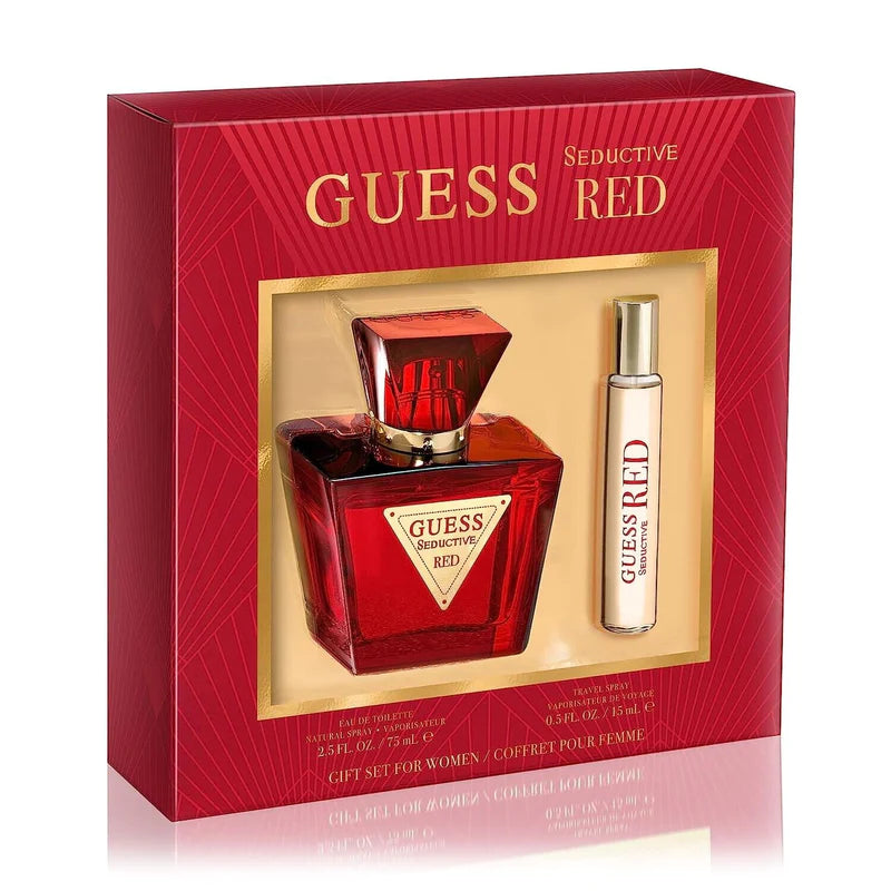 GUESS SEDUCTIVE RED EDT (W) / 2 PC SP 75 ML; SP 15 ML