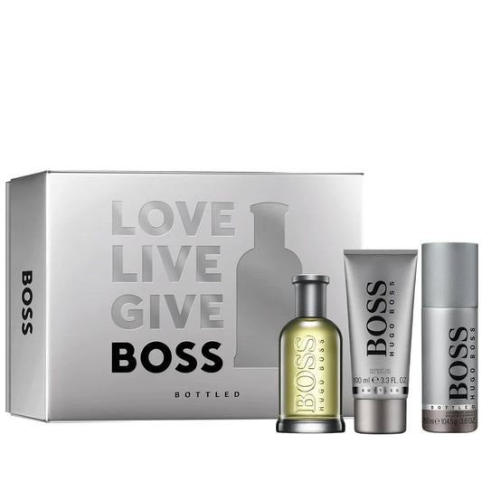 HUGO BOSS BOSS BOTTLED EDT (M) / 3 PC SP 100 ML; SG 100 ML; DEO 150 ML