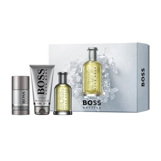 HUGO BOSS BOSS BOTTLED EDT (M) / 3 PC SP 100 ML; SG 100 ML; DEO