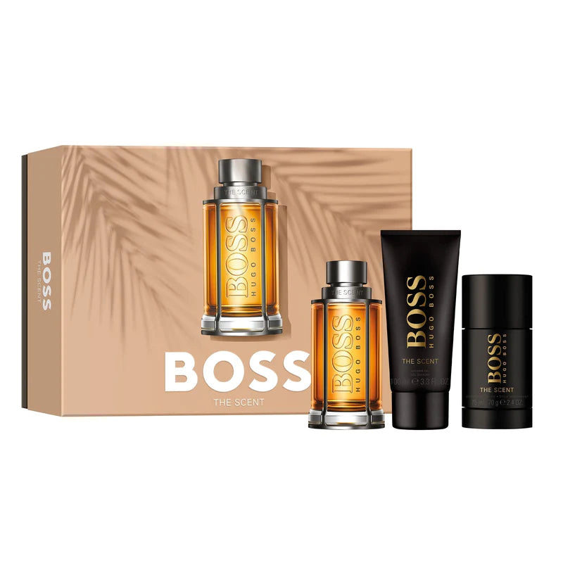 HUGO BOSS BOSS THE SCENT EDT (M) / 3 PC SP 100 ML; SG 100 ML; DEO