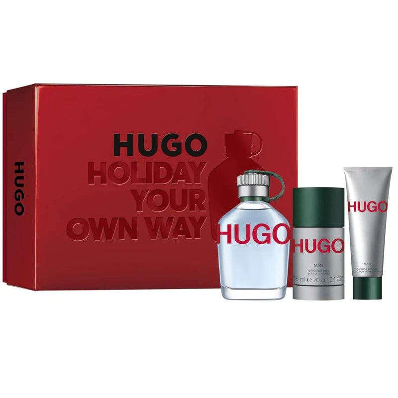 HUGO BOSS HUGO MAN EDT (M) / 3 PC SP 125 ML; SG 50 ML; DEO 75 ML