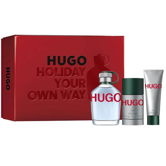 HUGO BOSS HUGO MAN EDT (M) / 3 PC SP 125 ML; SG 50 ML; DEO 75 ML