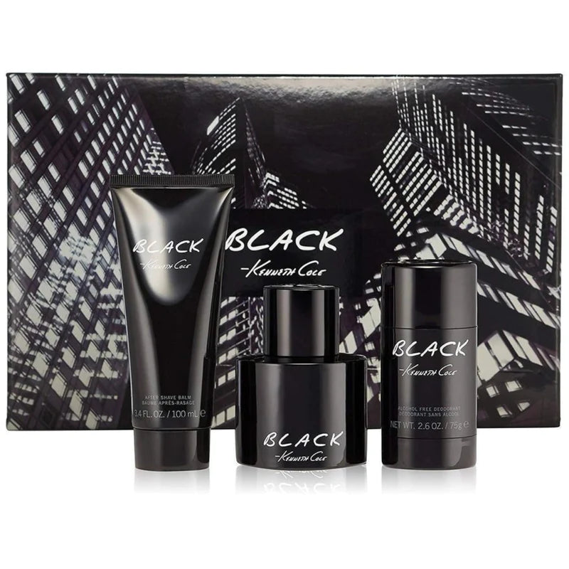 KENNETH COLE BLACK EDT (M) / 3 PC SP 100 ML; AS 100 ML; DEO