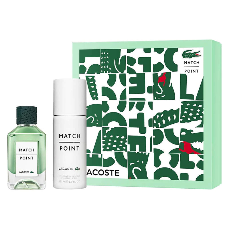 LACOSTE MATCH POINT EDT (M) / 2 PC SP 100 ML; DEO SPRAY