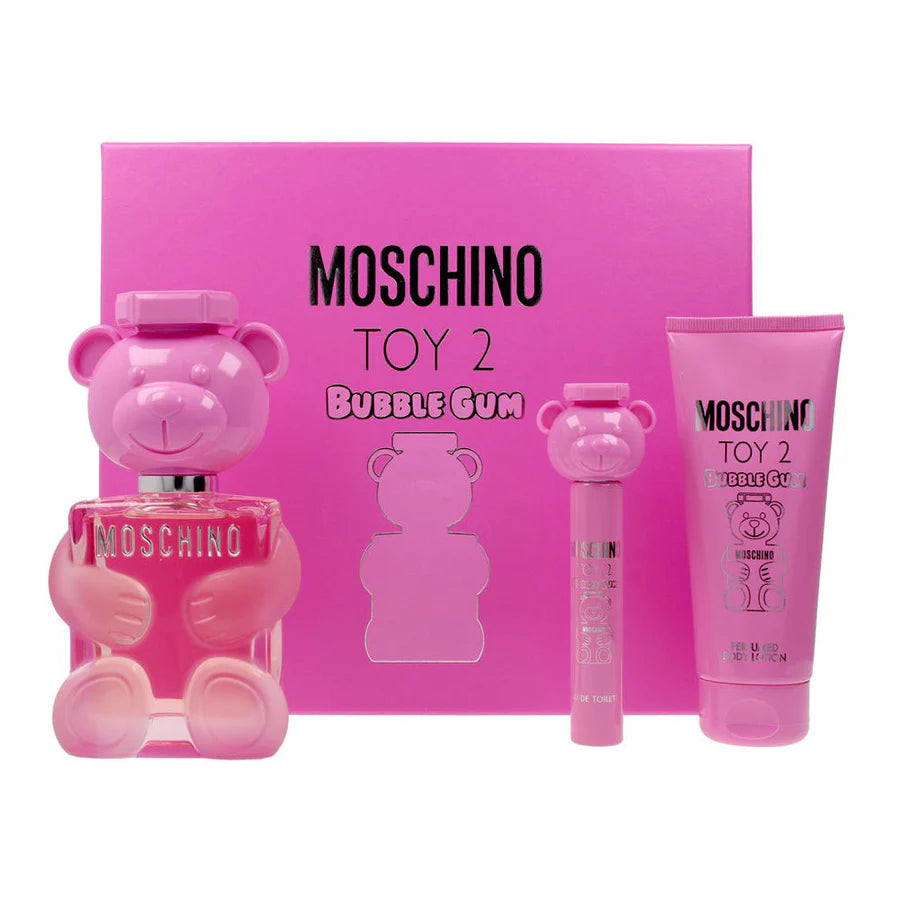 MOSCHINO TOY 2 BUBBLE GUM EDT (W) / 3PC SP 100 ML; BL 100 ML; SP 10 ML