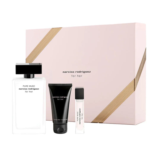 NARCISO RODRIGUEZ FOR HER PURE MUSC EDP (W) / 3 PC SP 100 ML; BL 50 ML; SP 10 ML