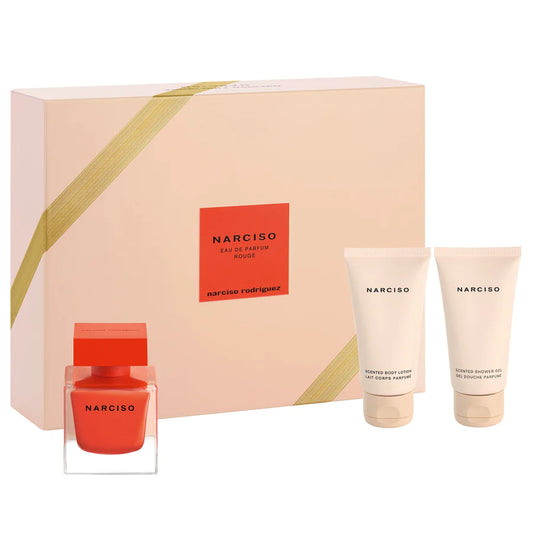 NARCISO RODRIGUEZ NARCISO ROUGE EDP (W) / 3 PC SP 50 ML; BL 50 ML; SG 50 ML