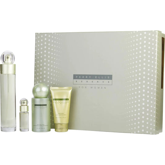 PERRY ELLIS RESERVE EDP (W) / 4 PC SP 100 ML; BM 118 ML; HC 60 ML; SP 10 ML