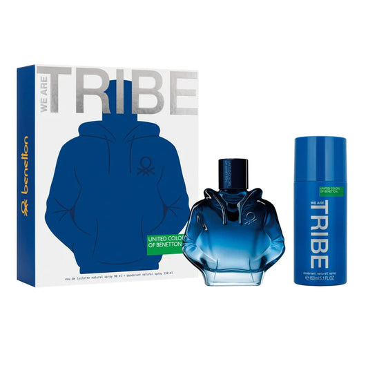 UNITED COLORS OF BENETTON WE ARE TRIBE EDT (M) / 2 PC SP 90 ML; DEO 150 ML