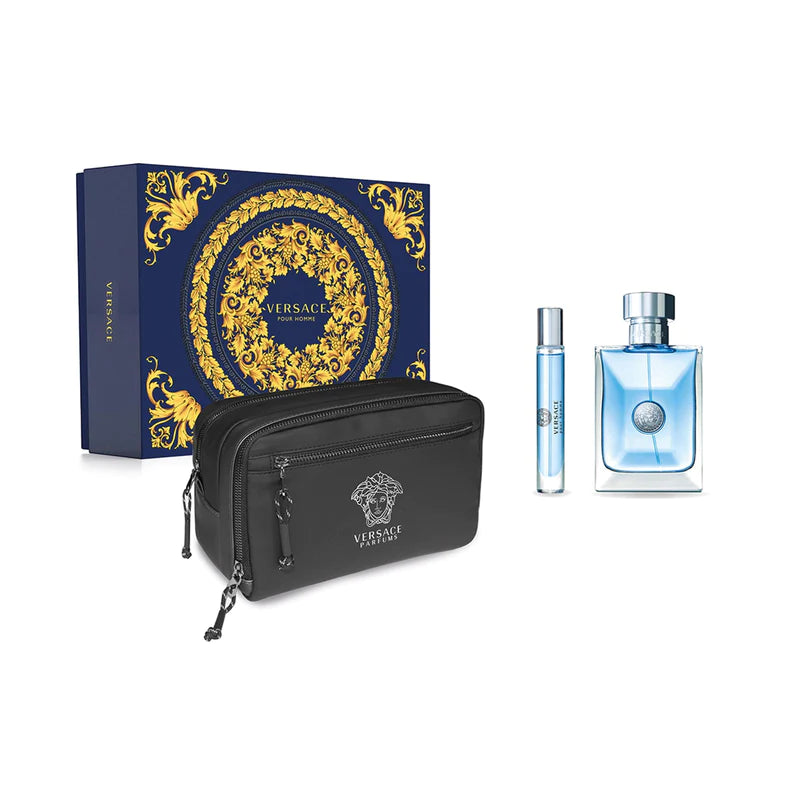 VERSACE POUR HOMME EDT (M) / 3 PC SP 100 ML; SP 10 ML; TROUSSE