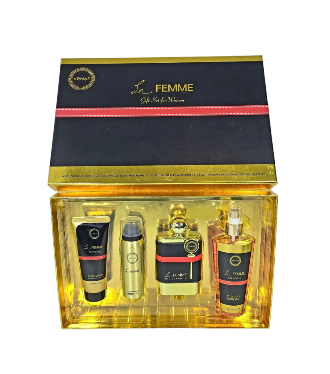 ARMAF LE FEMME EDP (W) / PC 4 SP 100 ML; BL 100 ML; BM 250 ML; BS 50 ML