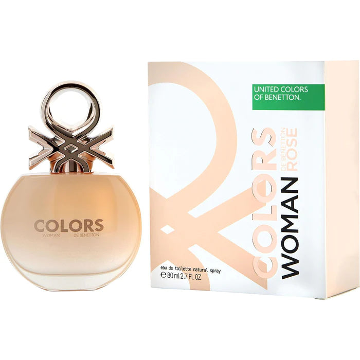 UNITED COLORS OF BENETTON WOMAN ROSE EDT (W) / 80 ML