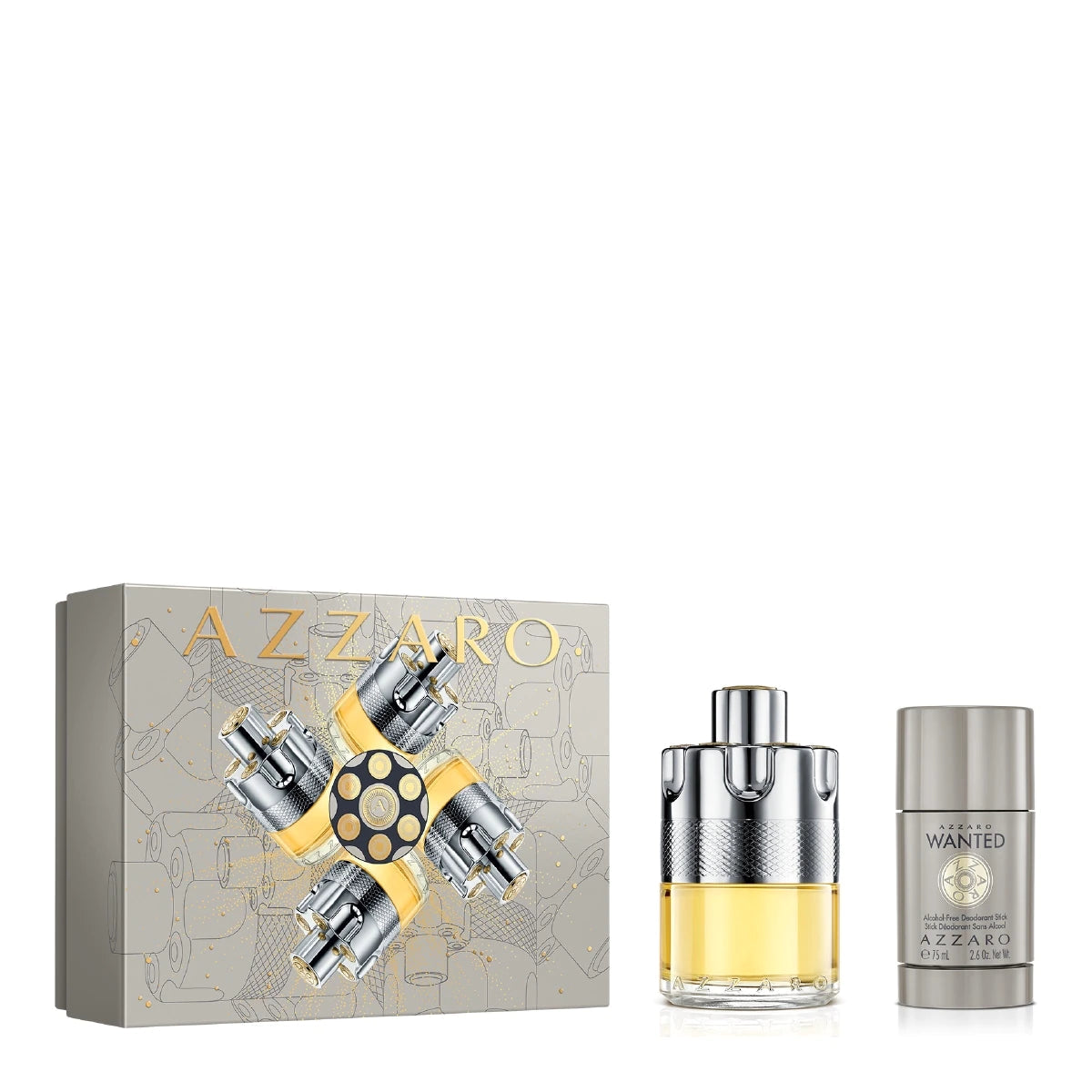AZZARO WANTED EDT (M) / 2 PC SP 100 ML; DEO